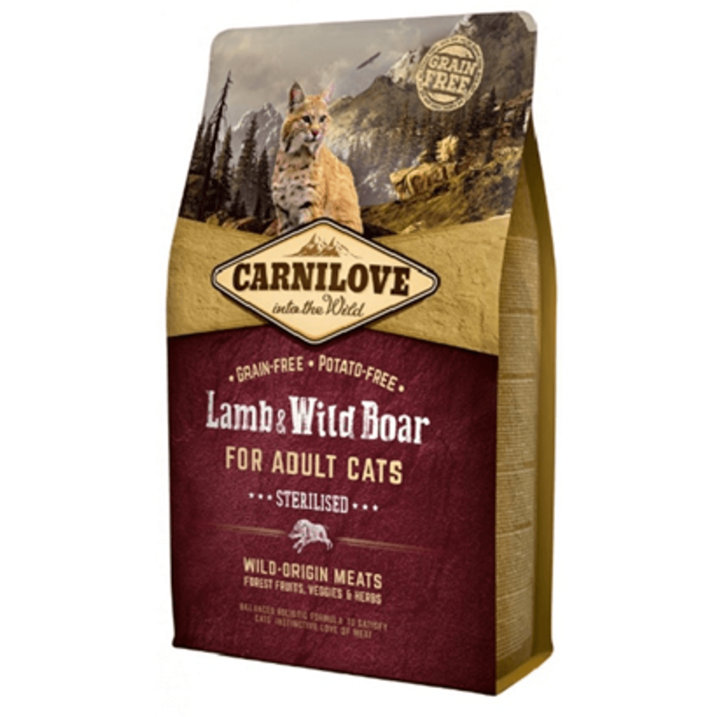 CarniloveCatAdultSterilisedLambWildBoar