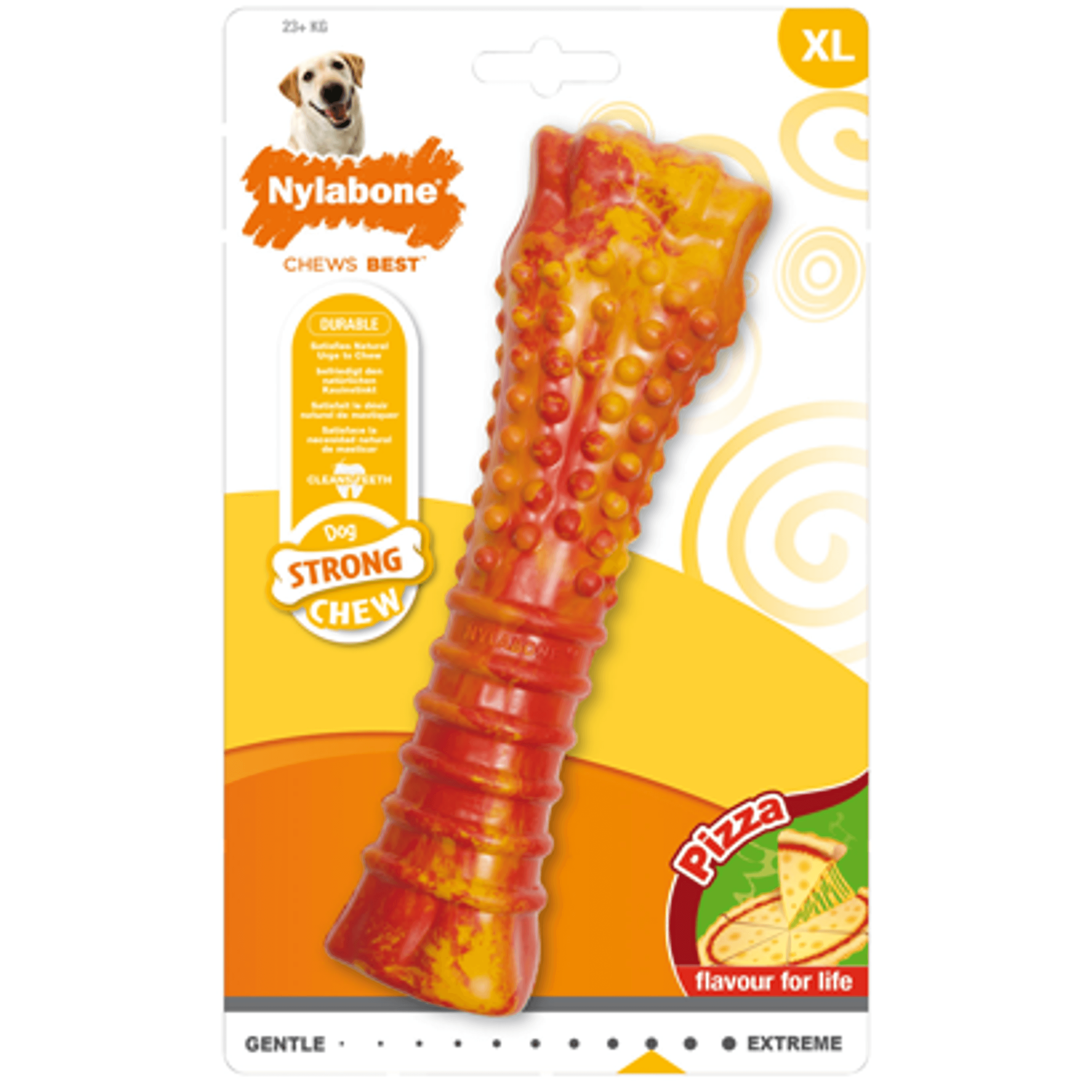 nylabone pepperoni pizza