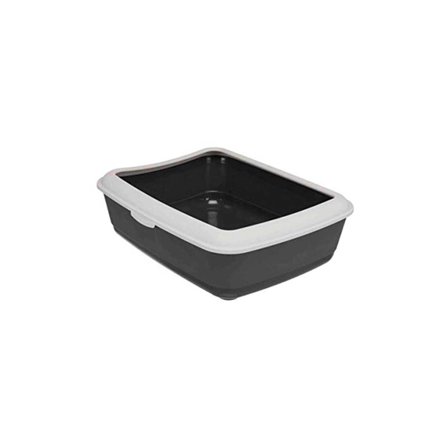 Trixie-WC-Classic-Litter-Tray-with-Rim-Castanho---Creme-