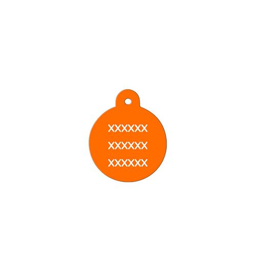 Medalha-laranja-com-formato-redondo-muito-pequeno-altura-19-cm-X-largura-19-cm
