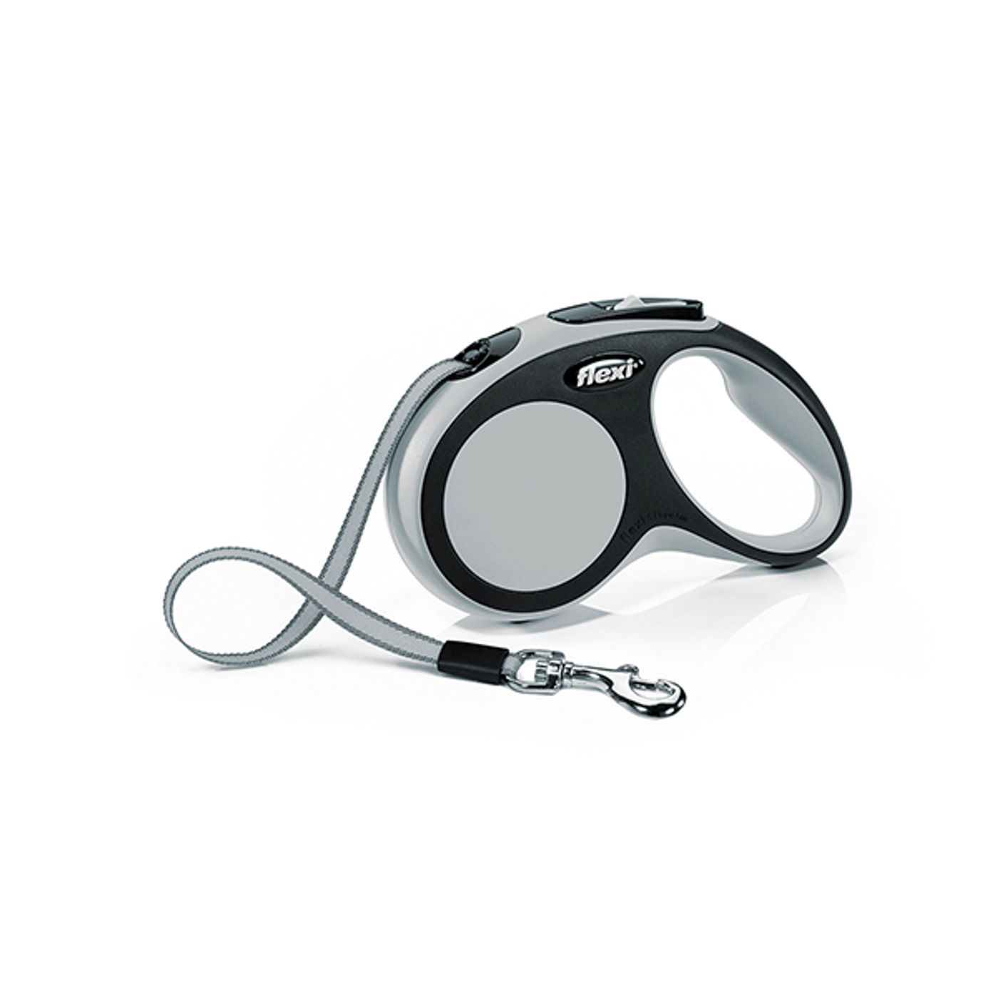 Trela-Flexi-New-Confort-Cinza---S