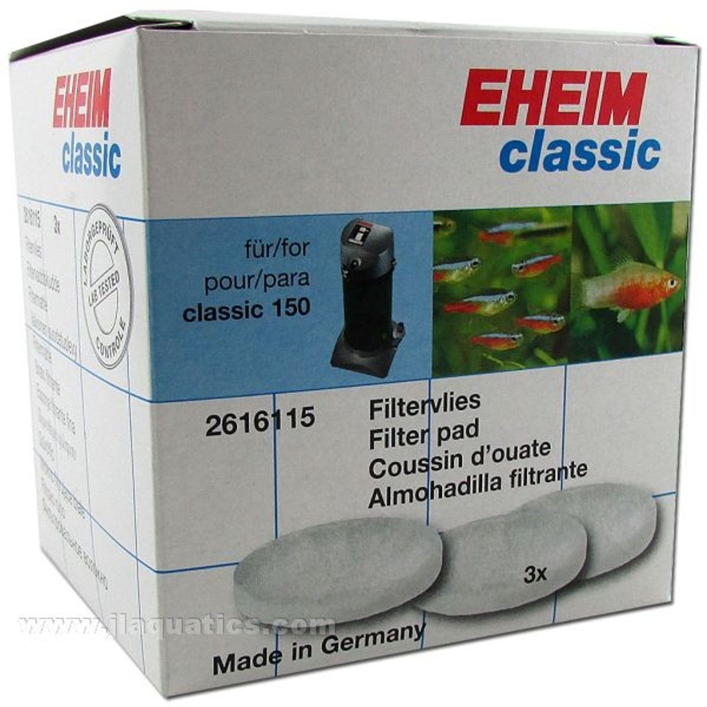 EHEIM-Almofadas-filtrantes-para-Classic-150--3-un-