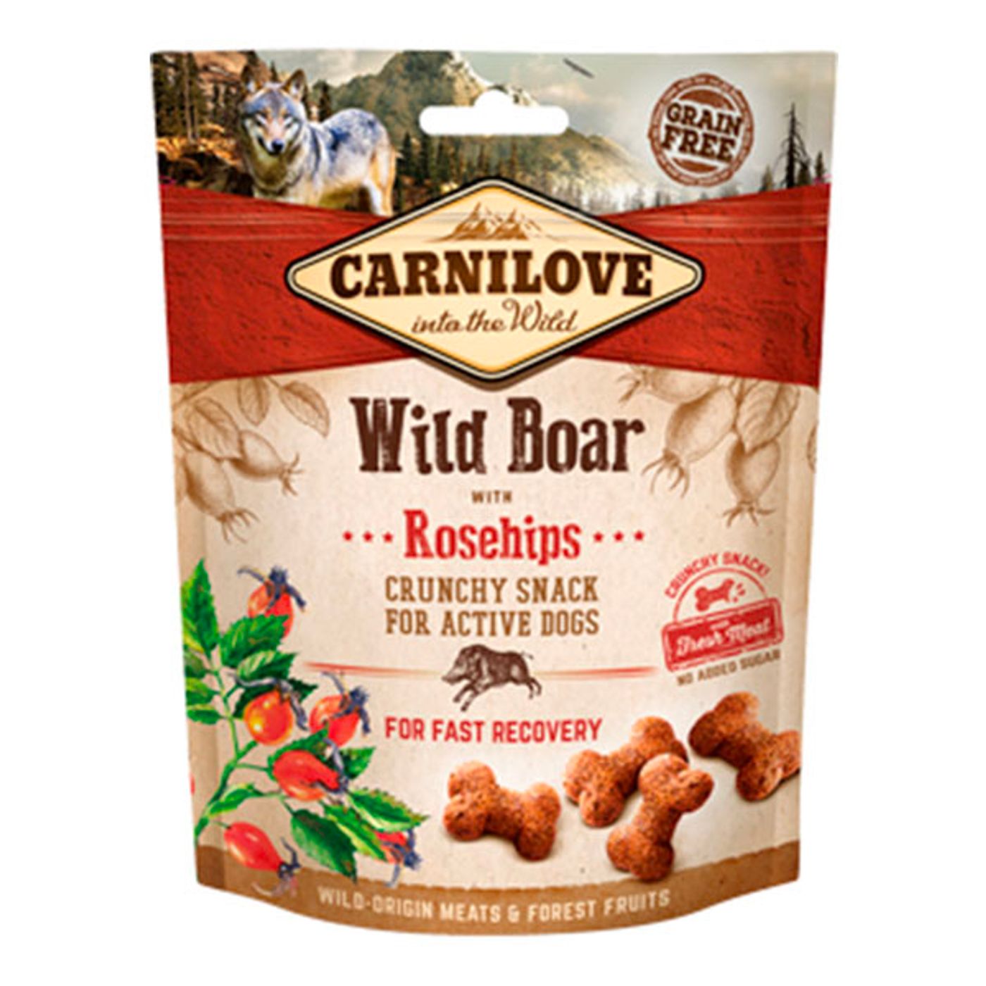 Carnilove-Dog-Crunchy-Snack-Wild-Boar---Rosehips