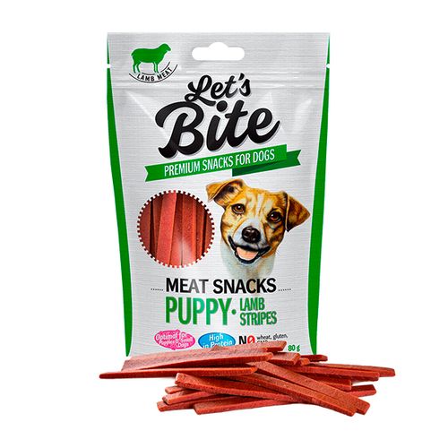 Brit-Let-s-Bite-Dog-Meat-Snacks-Puppy-Lamb-Stripes-80g