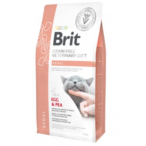Brit-Veterinary-Diet-Cat-Renal-Grain-Free-Egg---Pea