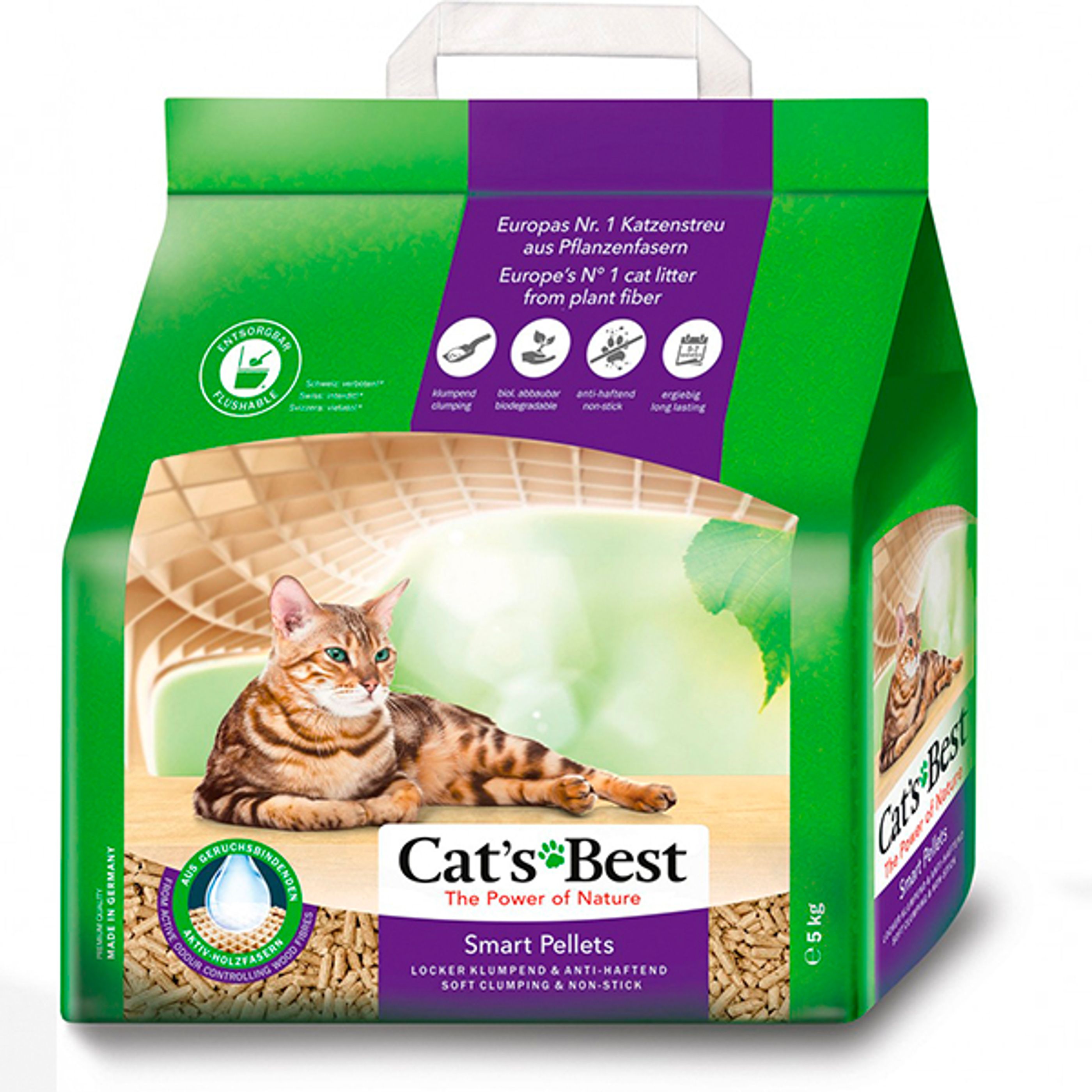 Areia/Litter Cat's Best Smart Pellets 5 Kg