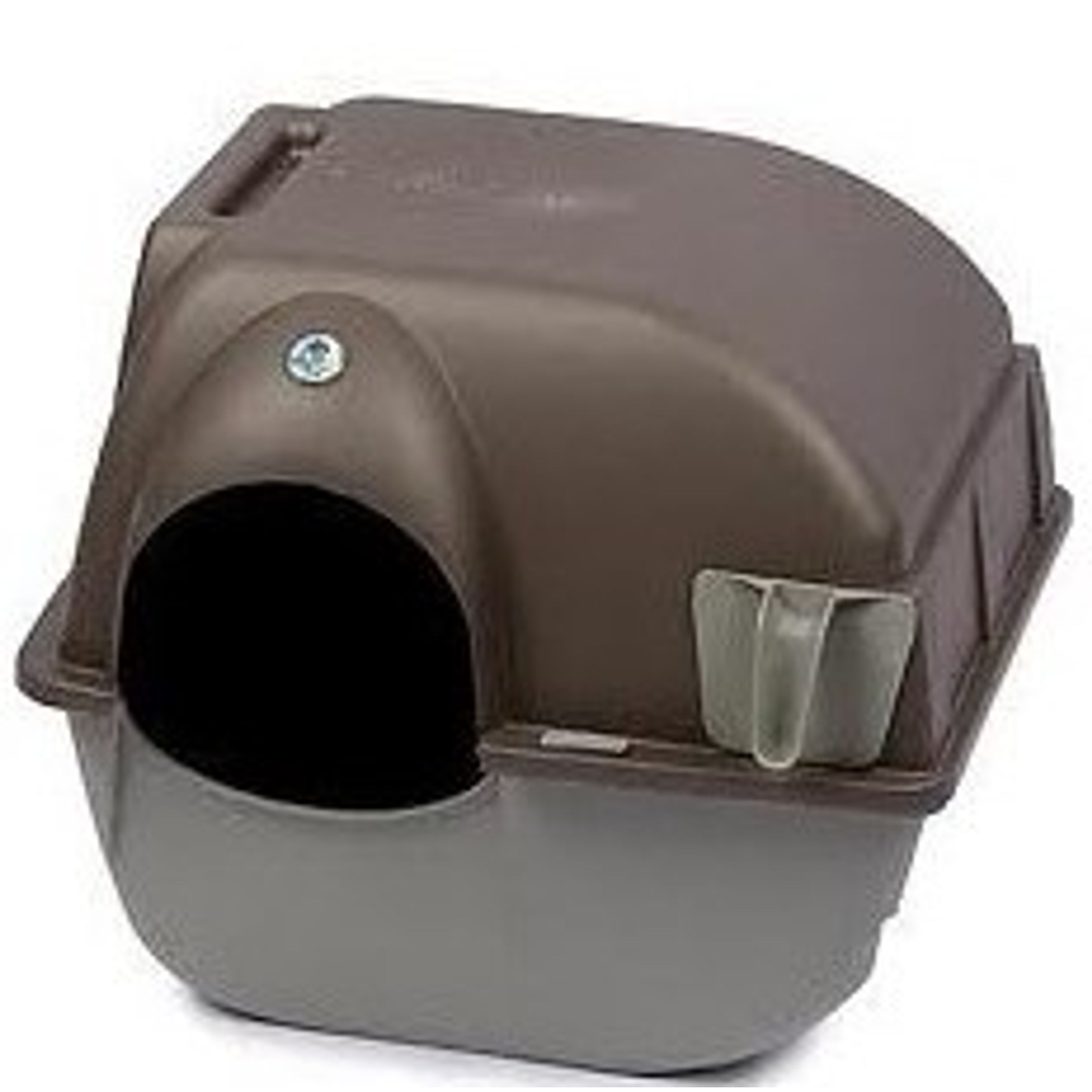 Omega Paw WC Roll N'Clean Litter Box Castanho e cinza